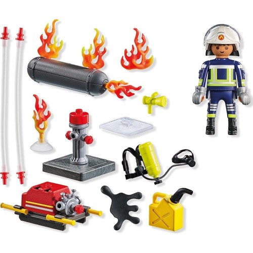 Playmobil Action Heroes Firefighter With Water Pump 71826 4008789718266