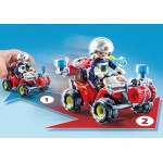 Playmobil Action Heroes Πυροσβέστης Με Γουρούνα 71825 4008789718259