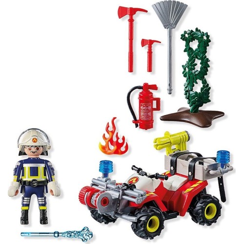 Playmobil Action Heroes Firefighting Quad 71825 4008789718259