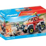 Playmobil Action Heroes Πυροσβεστικό Όχημα 4x4 71824 4008789718242