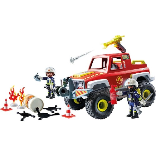 Playmobil Action Heroes Πυροσβεστικό Όχημα 4x4 71824 4008789718242