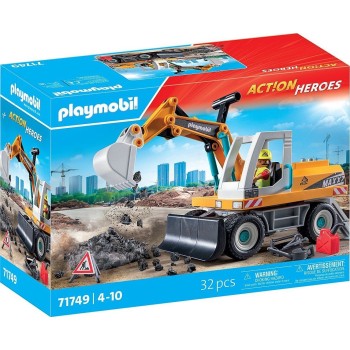 Playmobil Action Heroes Large Excavator 71749 4008789717498