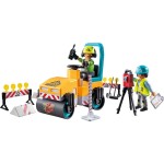 Playmobil Action Heroes Οδοστρωτήρας Και Εργάτες 71751 4008789717511