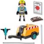 Playmobil Action Heroes Εργάτης Με Κομπρεσέρ 71752 4008789717528