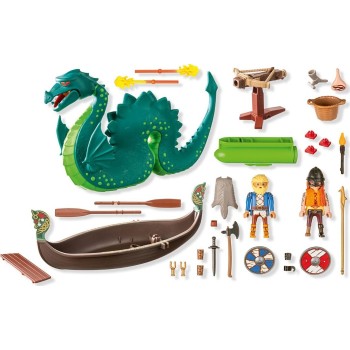 Playmobil Vikings With Sea Monster 71830 4008789718303