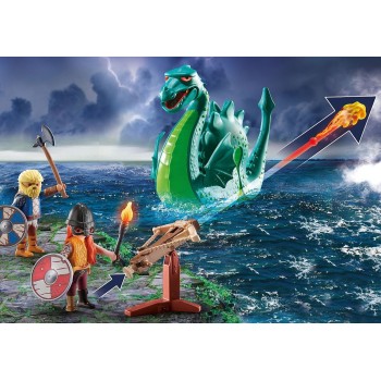Playmobil Vikings With Sea Monster 71830 4008789718303