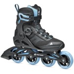 ROLLERBLADE macroblade 84 boa w πατίνια - black/powder blue χρώμα μαύρο, μέγεθος 38 43.073707/38 8050459974331