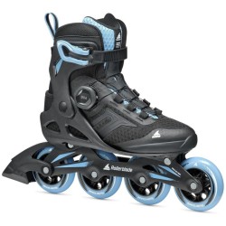 ROLLERBLADE Macroblade 84 boa w Skates - Black/powder Blue Color Black, Size 38 43.073707/38 8050459974331