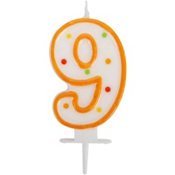 PROCOS Cake Candles No 9 095326 5201184953266