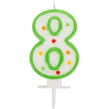 PROCOS Cake Candles No 8 095325 5201184953259