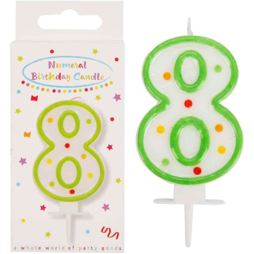 PROCOS Cake Candles No 8 095325 5201184953259