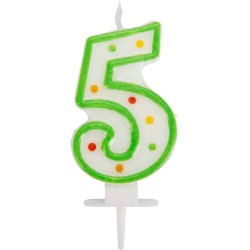 PROCOS Cake Candles No 5 095322 5201184953228