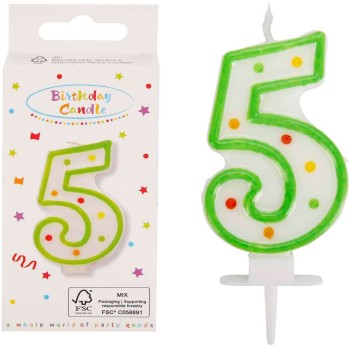 PROCOS Cake Candles No 5 095322 5201184953228