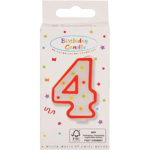 PROCOS Cake Candles No 4 095321 5201184953211