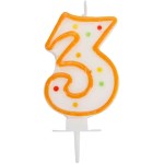 PROCOS Birthday Cake Candles No 3 095320 5201184953204
