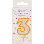 PROCOS Birthday Cake Candles No 3 095320 5201184953204
