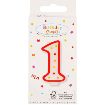 PROCOS Birthday Cake Candles No 1 095318 5201184953181