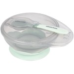 KikkaBoo Μπολ Φαγητού Με Κουτάλι  - Μέντα 31302040097 3800171206648