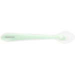 KikkaBoo Silicone Baby Spoon set -2 Pieces, Mint Color 31302040064 3800171204750