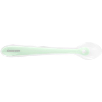 KikkaBoo Silicone Baby Spoon set -2 Pieces, Mint Color 31302040064 3800171204750