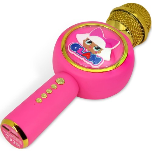otl technologies L.O.L. Surprise Otl  Lol262 Lol Surprise! Popsing Led Light Up Wireless Karaoke Microphone   5055371629171