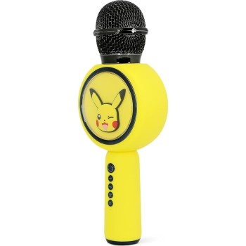 otl technologies Pk1206 Pokemon Pikachu Popsing Led Light Up Wireless Karaoke Microphone  5055371628914