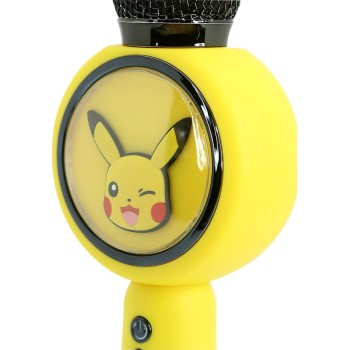 otl technologies Pk1206 Pokemon Pikachu Popsing Led Light Up Wireless Karaoke Microphone  5055371628914