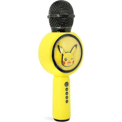 otl technologies Pk1206 Pokemon Pikachu Popsing Led Light Up Wireless Karaoke Microphone  5055371628914