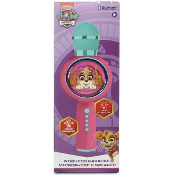 otl technologies Paw Patrol Skye Karaoke Microphone With Wireless Speaker And LED Lights  5055371629218