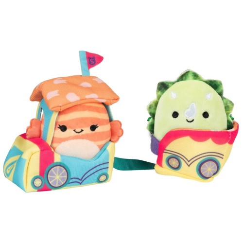 Jazwares Micromallows - Play Set 4Pcs Plush 6Cm Squishmallows & Accessories - Ticket To Ride (Sqmm0015, JWSM0013 191726748052