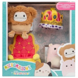 Jazwares Micromallows - Play Set 4Pcs Plush 6Cm Squishmallows & Accessories - Royal Parade JWSM0013 191726748045