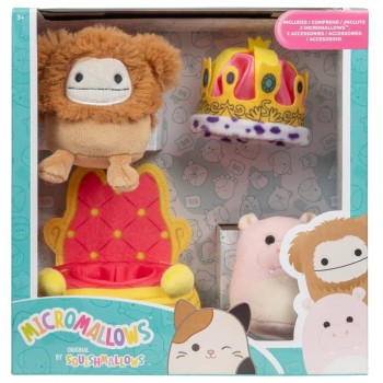 Jazwares Micromallows - Σετ Παιχνιδιού 4Τμχ Λούτρινα 6Εκ Squishmallows & Αξεσουάρ - Royal Parade JWSM0013 191726748045