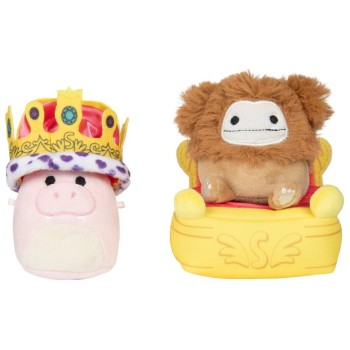Jazwares Micromallows - Play Set 4Pcs Plush 6Cm Squishmallows & Accessories - Royal Parade JWSM0013 191726748045
