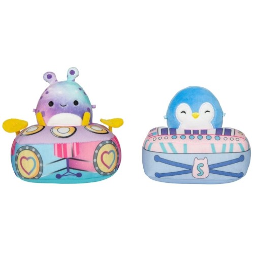 Jazwares Micromallows - Play Set 4Pcs Plush 6Cm Squishmallows & Accessories - That's My Jam (Sqmm0016, JWSM0013 191726748069