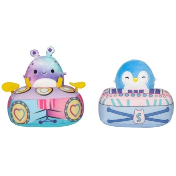 Jazwares Micromallows - Play Set 4Pcs Plush 6Cm Squishmallows & Accessories - That's My Jam (Sqmm0016, JWSM0013 191726748069