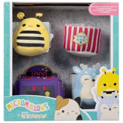 Micromallows - Play Set 4Pcs Plush 6Cm Squishmallows & Accessories - Jazwares Game On (Sqmm0017, JWSM0013 191726748076