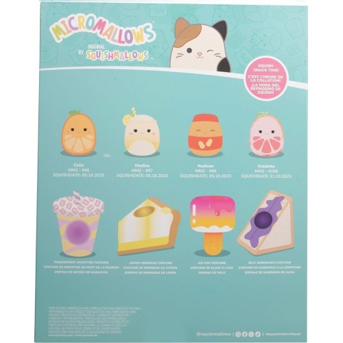Jazwares Micromallows - Σετ Παιχνιδιού 8Τμχ Λούτρινα 6Εκ Squishmallows & Αξεσουάρ JWSM0018 191726748090