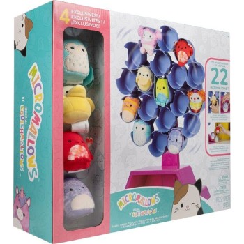 Jazwares Micromallows - Ρόδα Συλλογής 22 Θέσεων Με 4 Exclusive Λούτρινα 6Εκ Squishmallows JWSM0043 191726748175