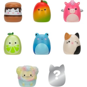 Jazwares Squish-A-Longs - Set Of 8 Figures & Accessories - 8 Pack (Style 2) (W1) JWSL0021 191726755180