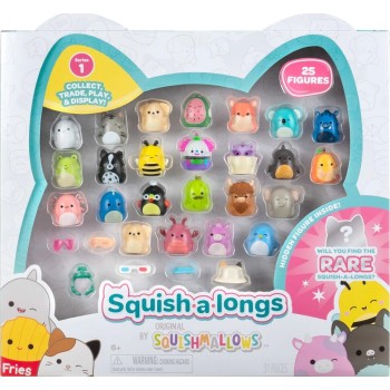 Jazwares Squish-A-Longs - Set Of 25 Figures & Accessories  JWSL0032 191726755289