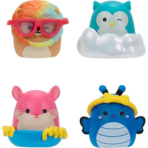 Jazwares Squish-A-Longs - Set Of 14 Figures & Accessories - 14 Pack (Style 1) (W1) JWSL0028 191726755241