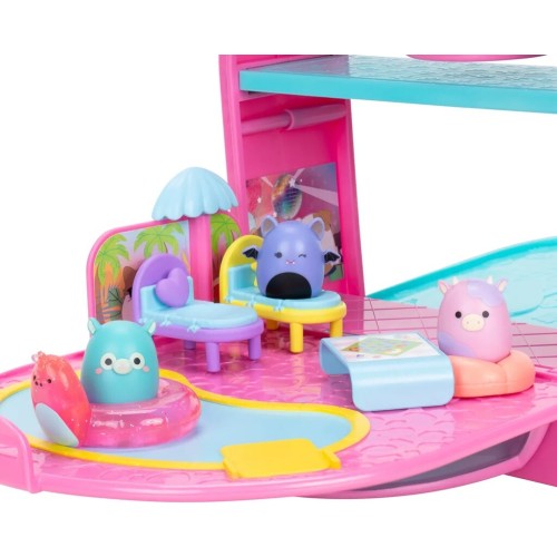 Jazwares Squish-A-Longs - Backpack Play Set 12Pcs With Figures & Accessories JWSL0036 191726755326