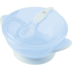 KikkaBoo Bowl With Spoon - Feedy, Blue 31302040154 3800171212588