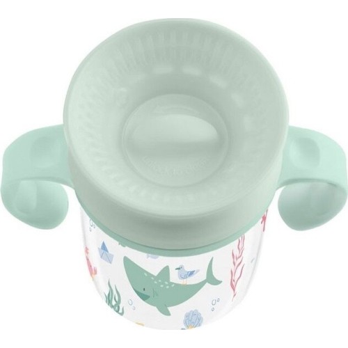 KikkaBoo No-Spill Cup - Deep Sea, 360°, 300 Ml, Mint 31302030069 3800171211246