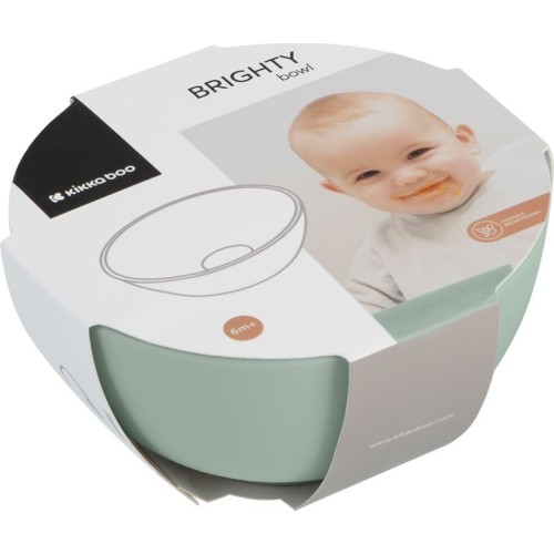 KikkaBoo Bowl - Brighty, 450 Ml, Green 31302040160 3800171212700