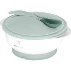 KikkaBoo Bowl With Hot Spoon - Mint 31302040077 3800171201650