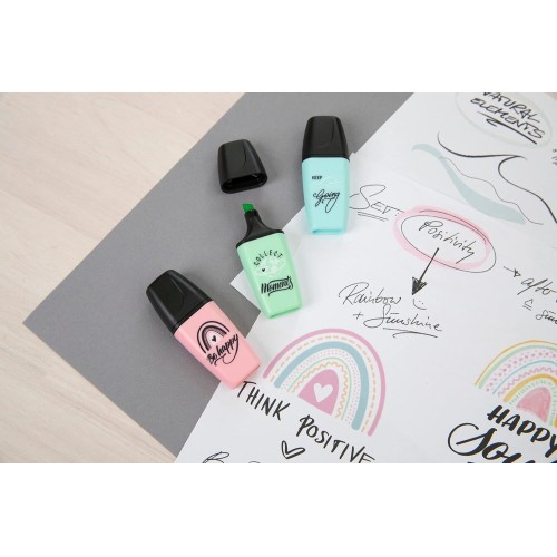 STABILO Μαρκαδόρος Υπογράμμισης Boss Mini Pastellove Highlighter 2.0, Γκρι 07/194-9 4006381576857