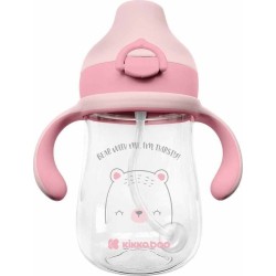 KikkaBoo Tritan cup With Spout Bear With me - 300 ml, Pink 31302020101 3801302021017