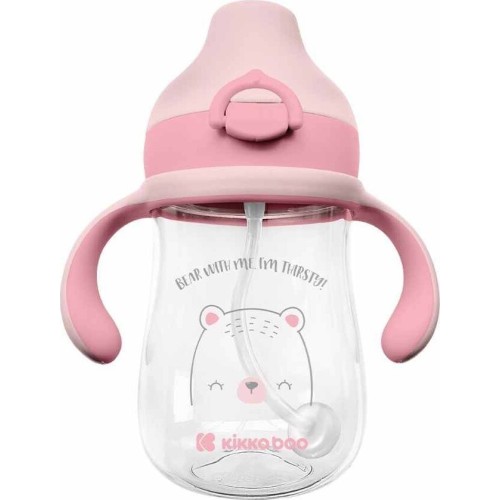 KikkaBoo Tritan cup With Spout Bear With me - 300 ml, Pink 31302020101 3801302021017