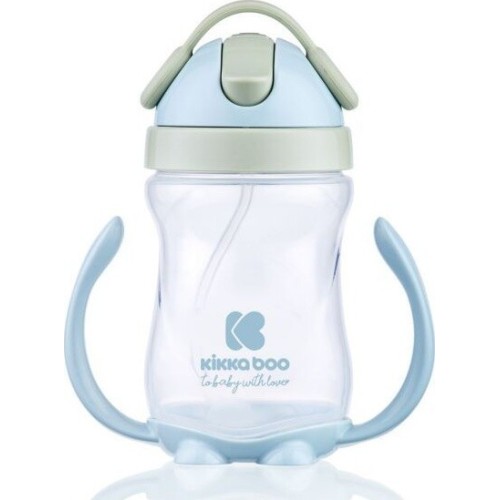 KikkaBoo Sippy Κύπελλο Με Καλαμάκι - 300 Ml, Μπλε 31302030046 3800171211857